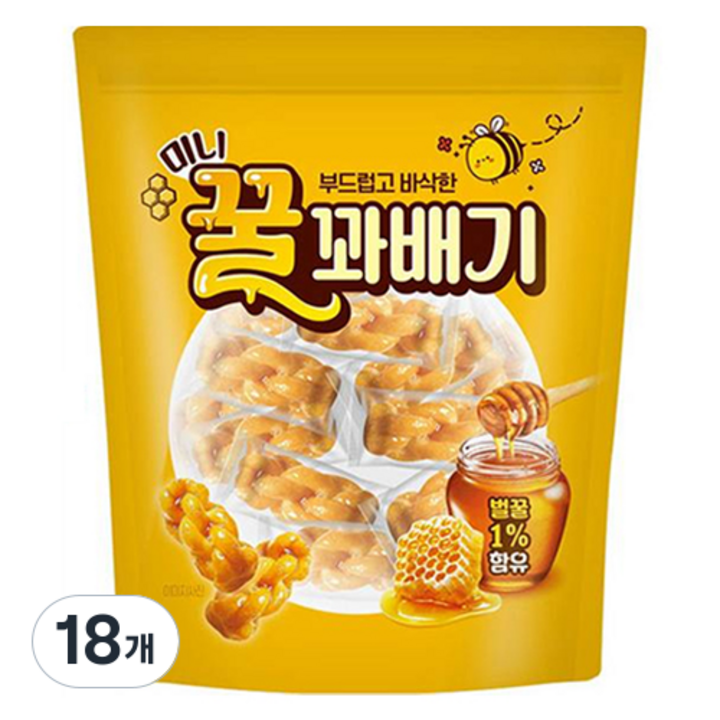 미니 꿀꽈배기, 18개, 700g