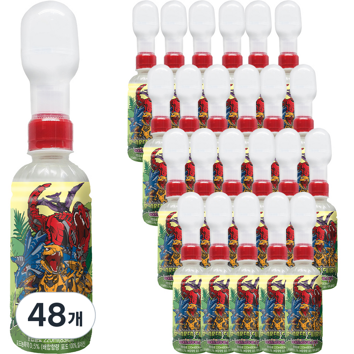 아머드사우루스 포도맛 주스, 48개, 220ml