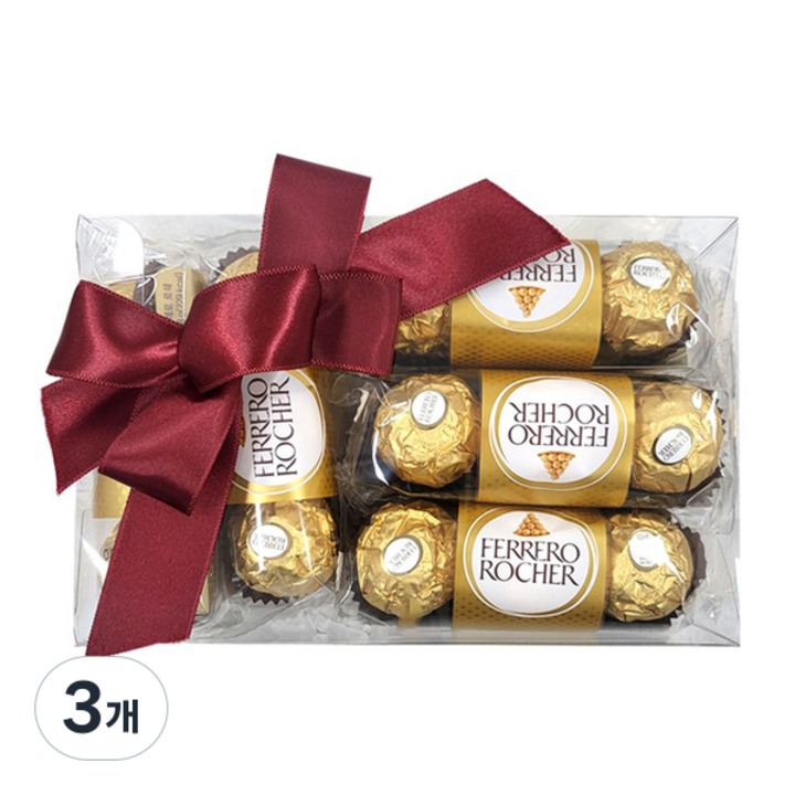 올따옴) 초콜렛 선물세트 페레로로쉐 3T(3구) 10입, 380g, 3개