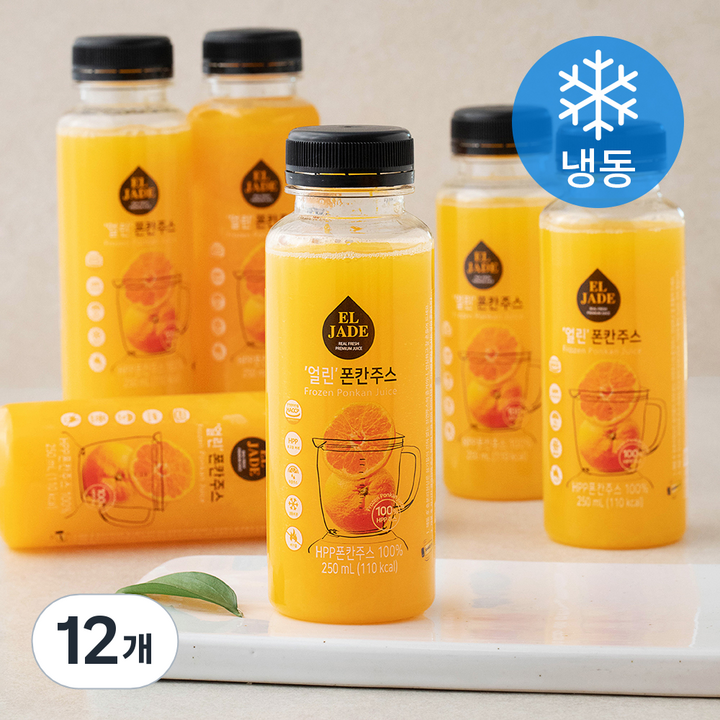 엘제이드 얼린 폰칸주스 (냉동), 250ml, 12개