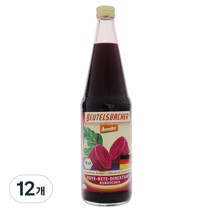 베텔스바허 유기농 비트루트주스, 700ml, 12개