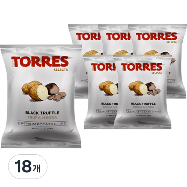 토레스 셀렉타 블랙트러플 감자칩, 40g, 18개