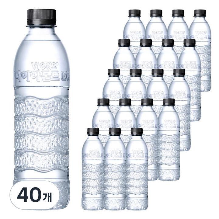 휘오 다이아몬드 EC 무라벨, 40개, 500ml