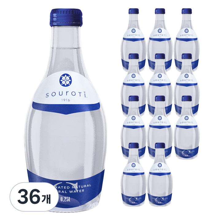 샤로티 스파클링 워터 플레인, 250ml, 36개