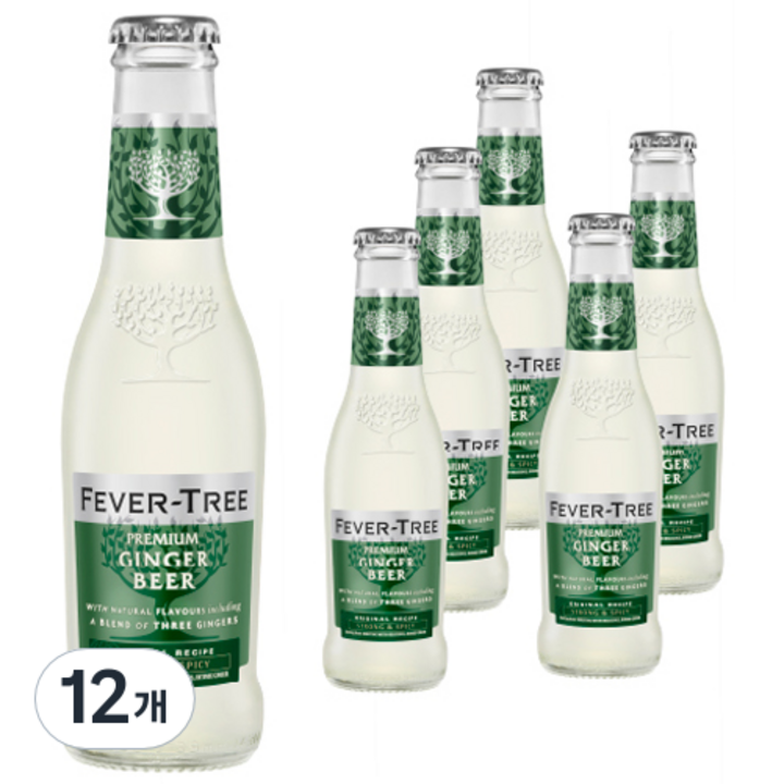 피버트리 프리미엄 진저비어, 12개, 200ml