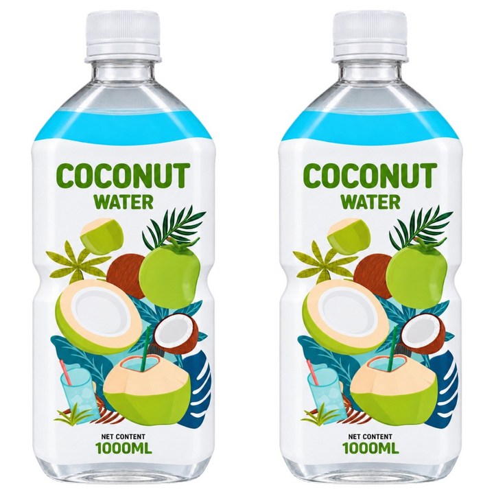 RFC 코코넛 워터, 1L, 2개