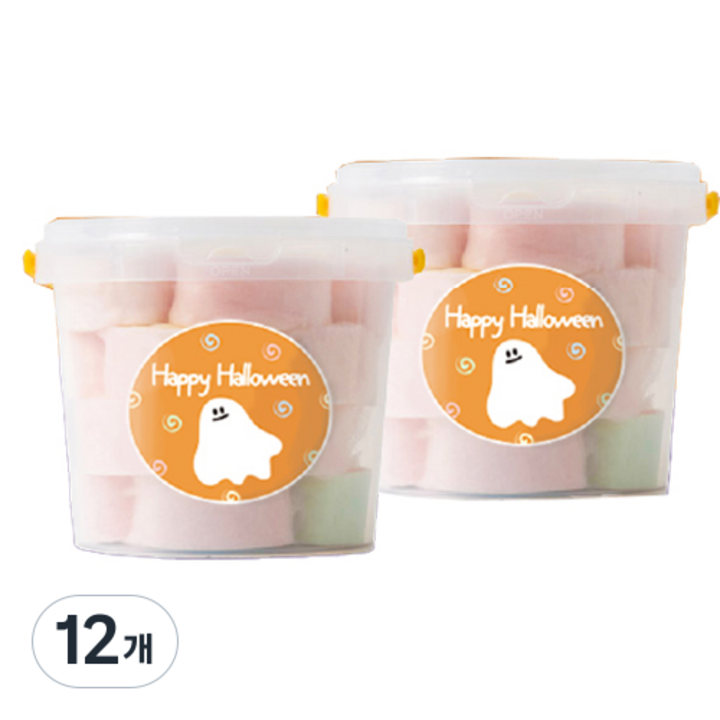 앙팡드봉봉 할로윈 한입 솜사탕 레인보우, 45g, 12개