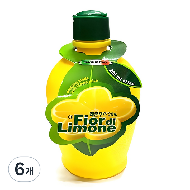피오디 레몬주스, 200ml, 72개