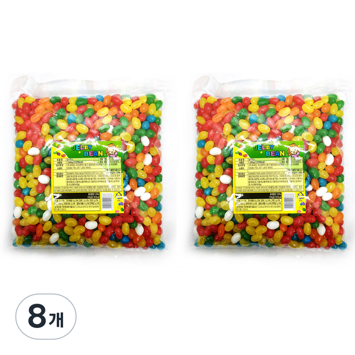 젤리빈스, 1kg, 8개