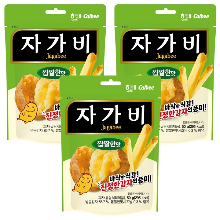 자가비 짭짤한 맛, 50g, 3개