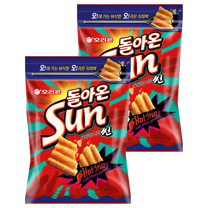 오리온 돌아온 태양의 맛 썬, 273g, 2개