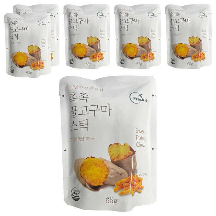 촉촉 꿀고구마 스틱, 65g, 6개