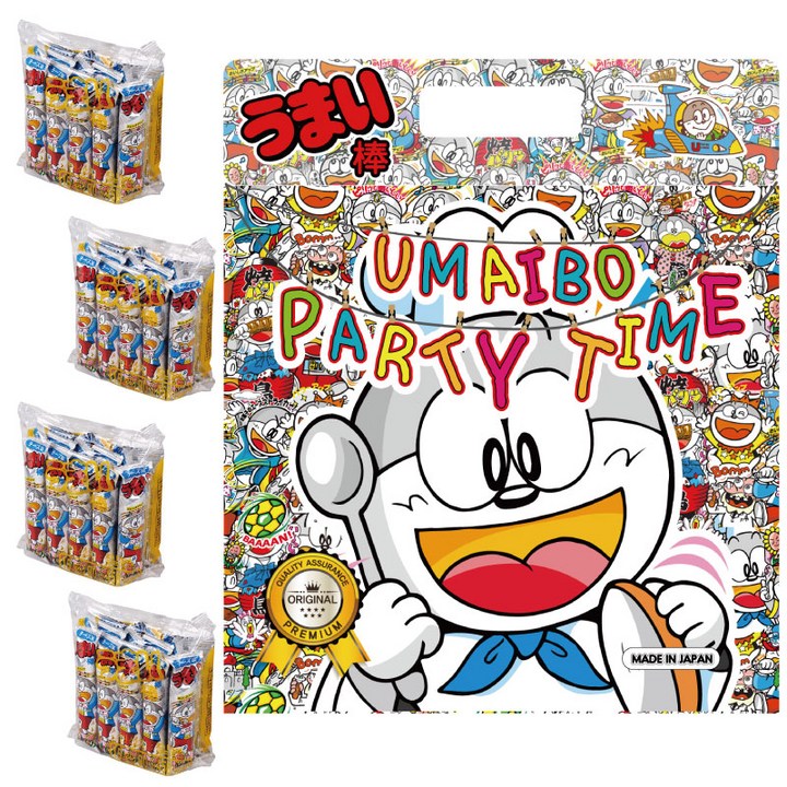 우마이봉 파티타임 치즈맛, 90g, 4개