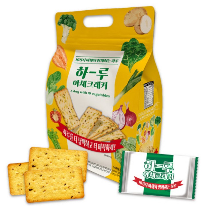 에스투 하루 야채 크래커, 480g, 1개