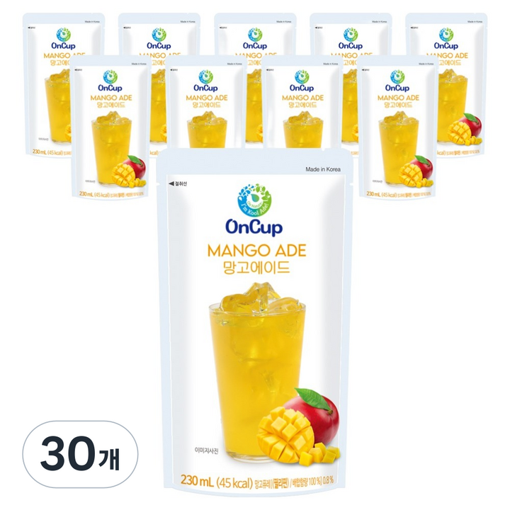 온컵 망고에이드, 30개, 230ml