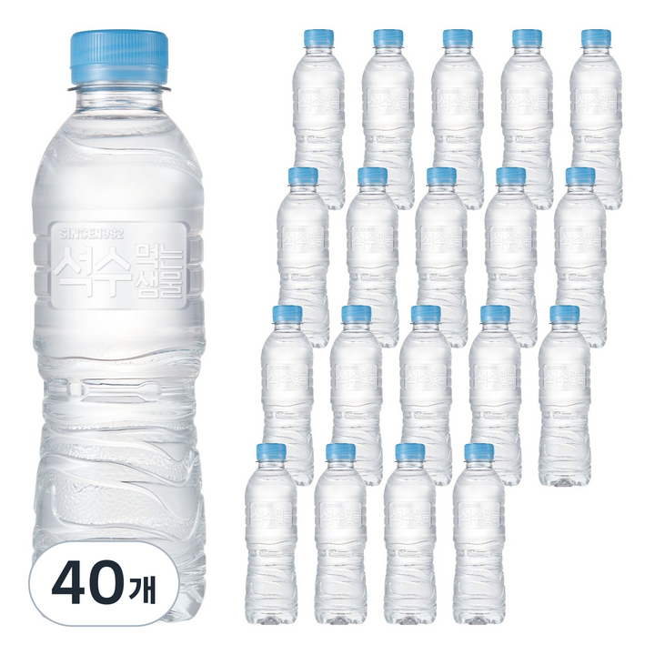 석수 무라벨, 40개, 330ml