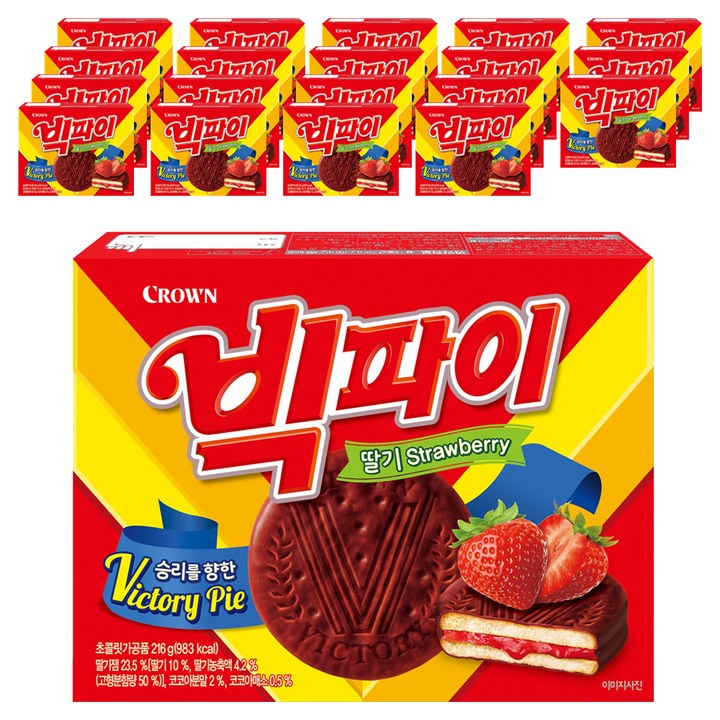 빅파이 딸기, 216g, 20개