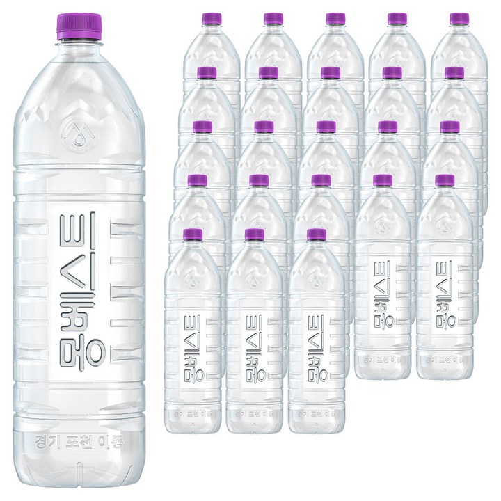 몽베스트 위드어스 무라벨 생수, 2L, 24개
