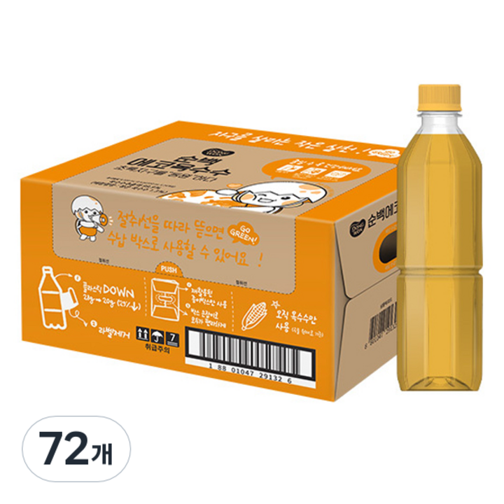 동원 순백 에코 옥수수차, 350ml, 72개