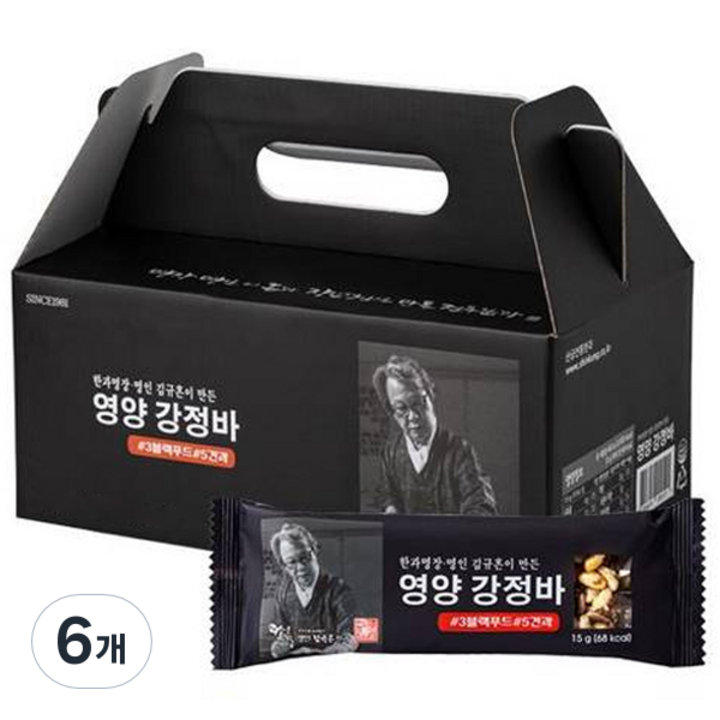 김규흔한과 영양강정바 25p, 375g, 6개