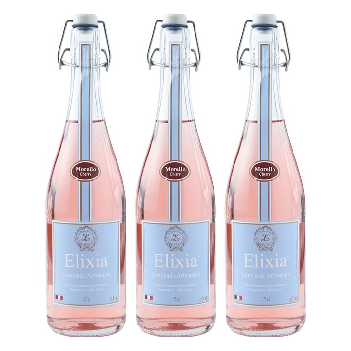 엘릭시아 체리맛 탄산음료, 750ml, 3개