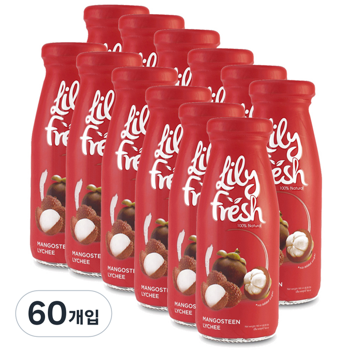 릴리프레쉬 망고스틴 리츠 주스, 180ml, 60개입