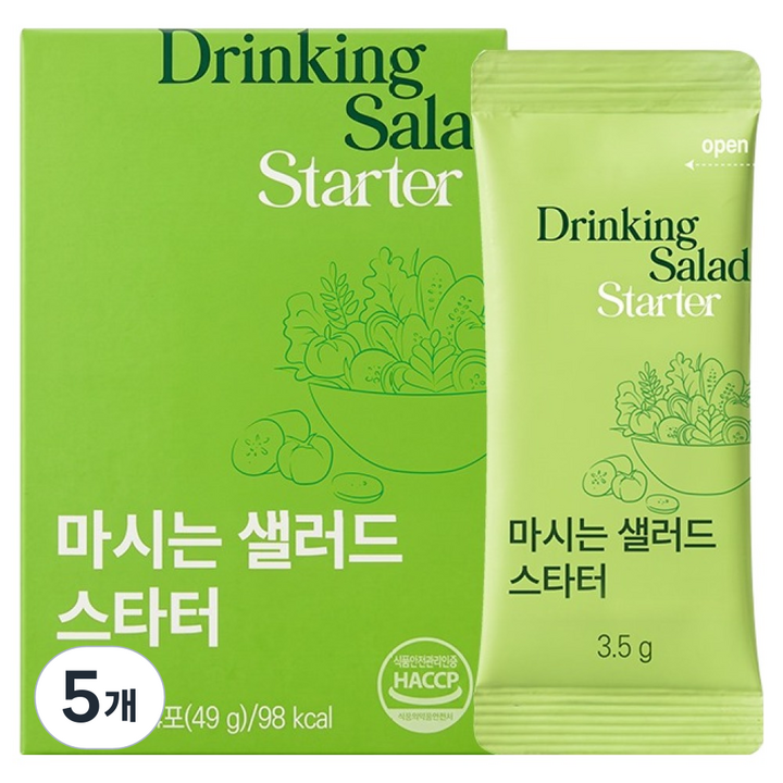 이롭핏 마시는 샐러드 스타터 14p, 5개, 49g
