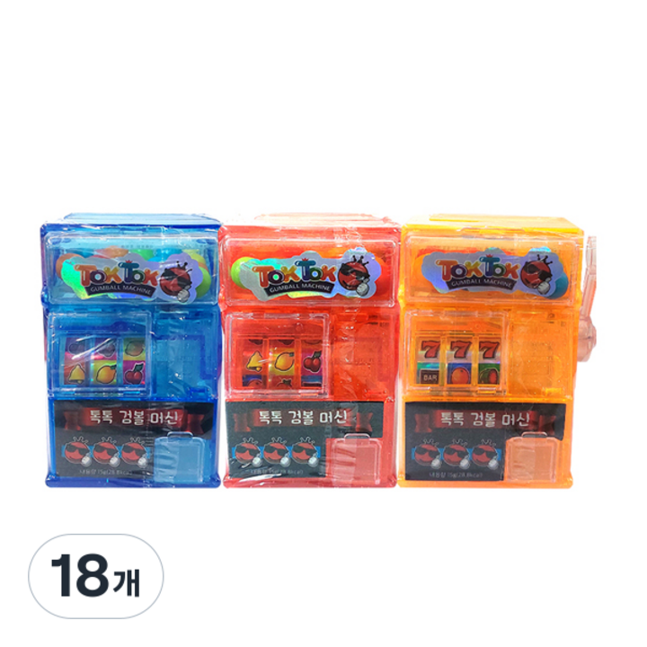 톡톡 검블머신, 15g, 18개