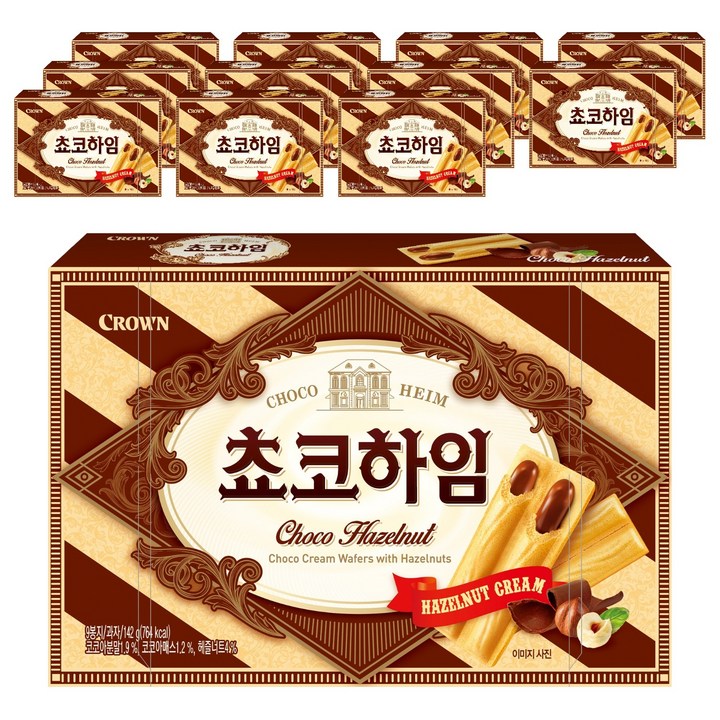 크라운 쵸코하임, 142g, 12개