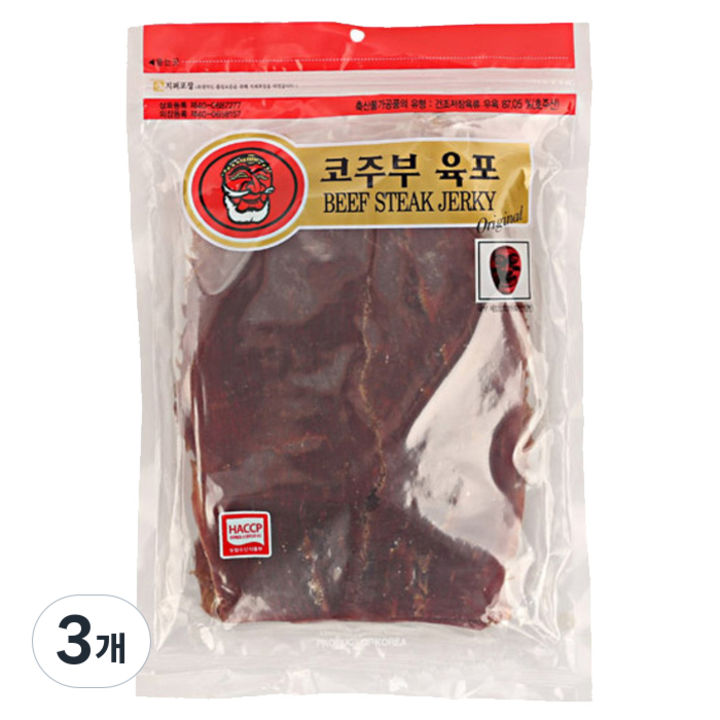 코주부 육포, 700g, 3개
