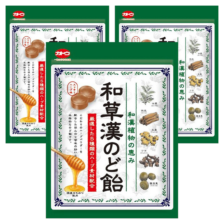 카토캔디 허브 목캔디, 51g, 3개