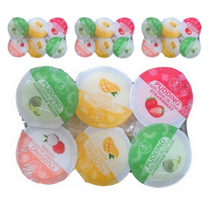 스위코 푸딩 6p, 480g, 4세트