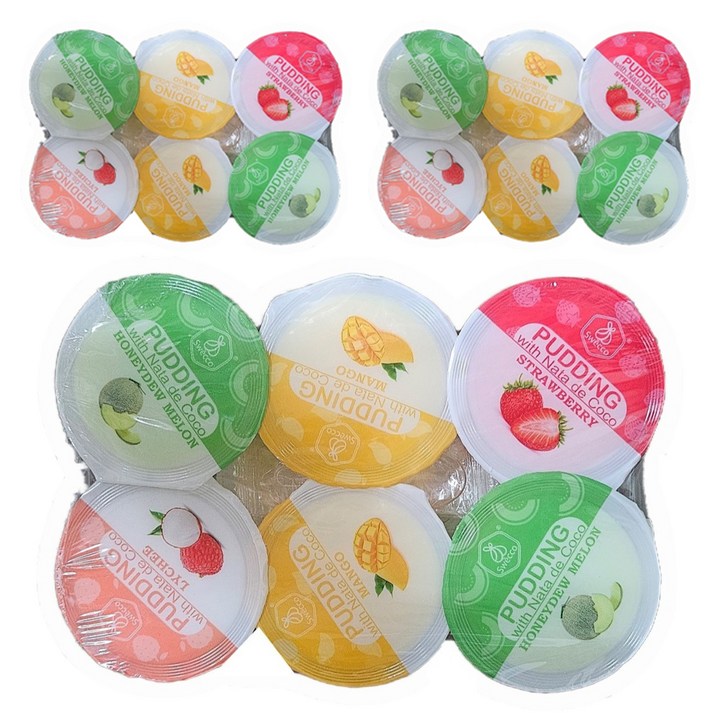 스위코 푸딩 6p, 480g, 3세트