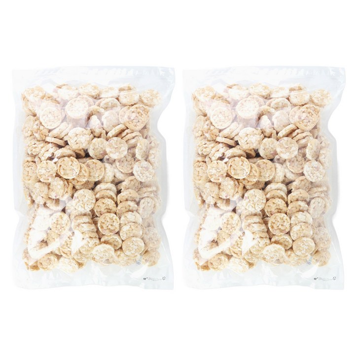 우리가스토리 오곡쌀과자 뻥튀기, 600g, 2개
