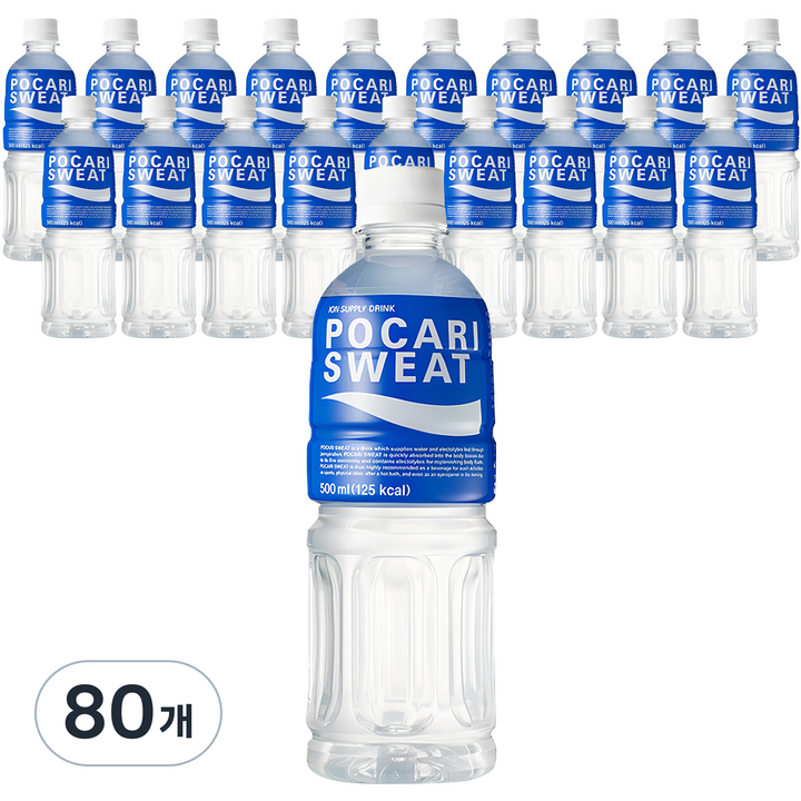 포카리스웨트, 500ml, 80개