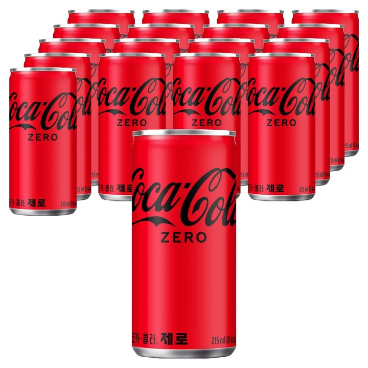 코카콜라 제로, 215ml, 18개