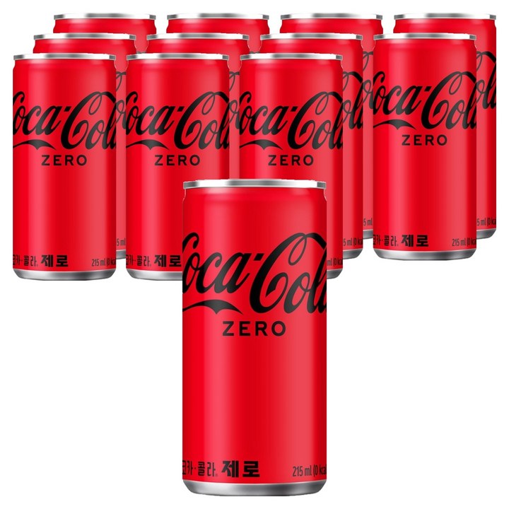 코카콜라 제로, 215ml, 12개
