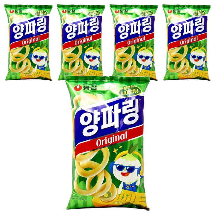 양파링 오리지널, 80g, 5개