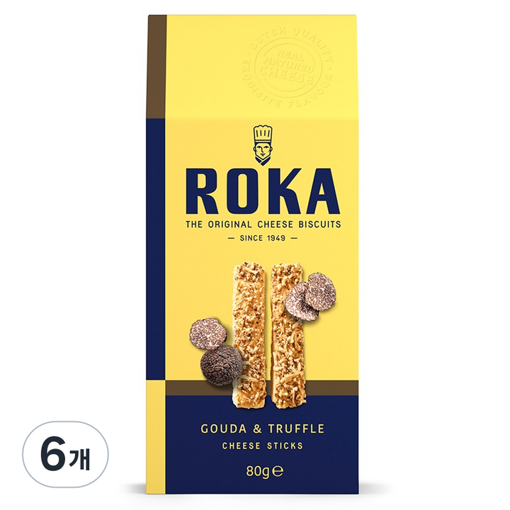 로카 고다 치즈 스틱 트러플, 80g, 6개