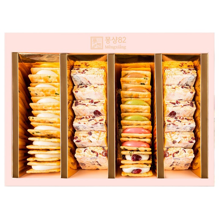 몽샹82 패밀리 F2-SO + 리본 + 쇼핑백, 680g, 1세트