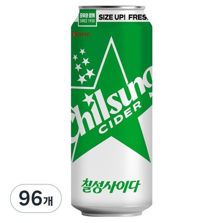 칠성사이다, 490ml, 96개