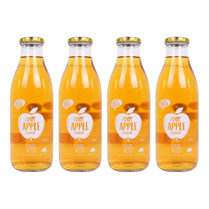 야라밸리 착즙 사과 주스, 4개, 1L