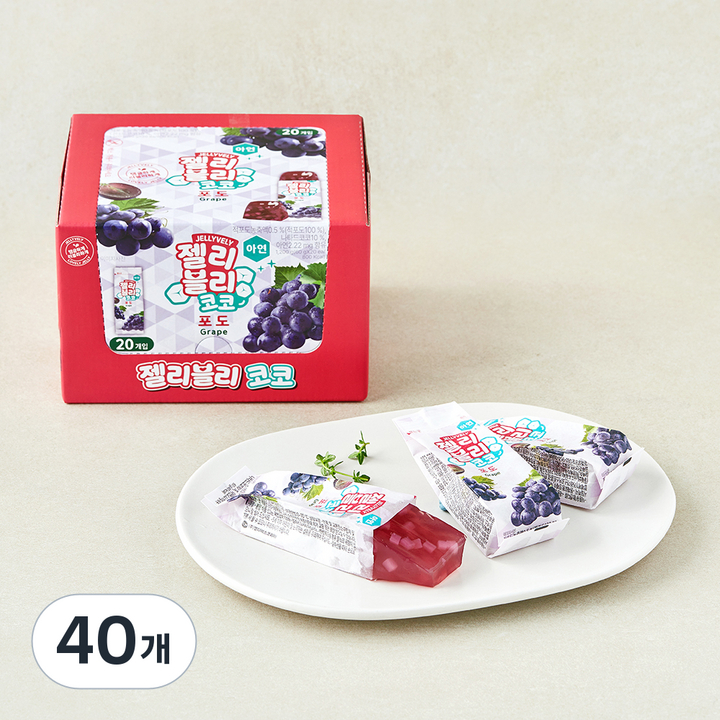 젤리블리 코코 포도, 60g, 40개, 1개입