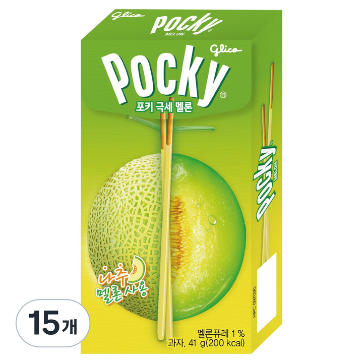포키 극세 멜론, 41g, 15개
