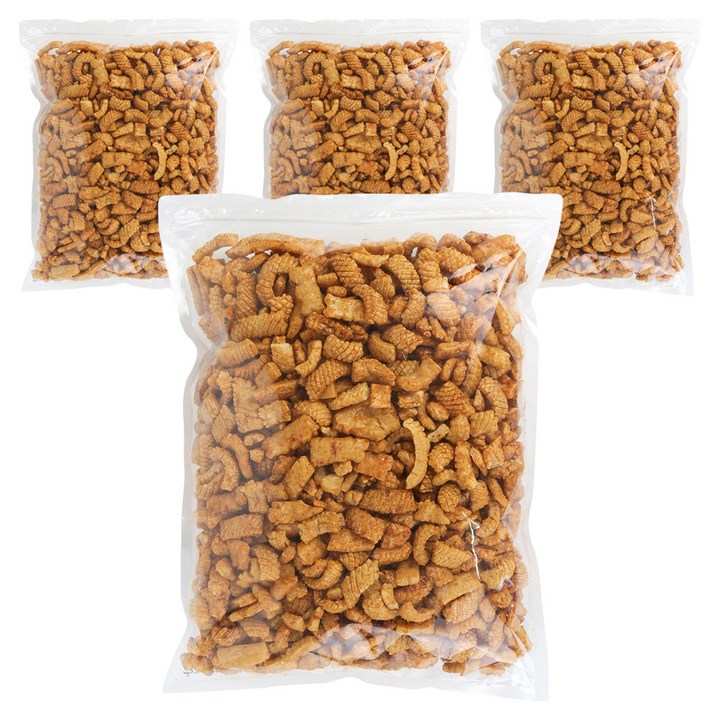 우리가스토리 오징어 맛칩 과자, 700g, 4개
