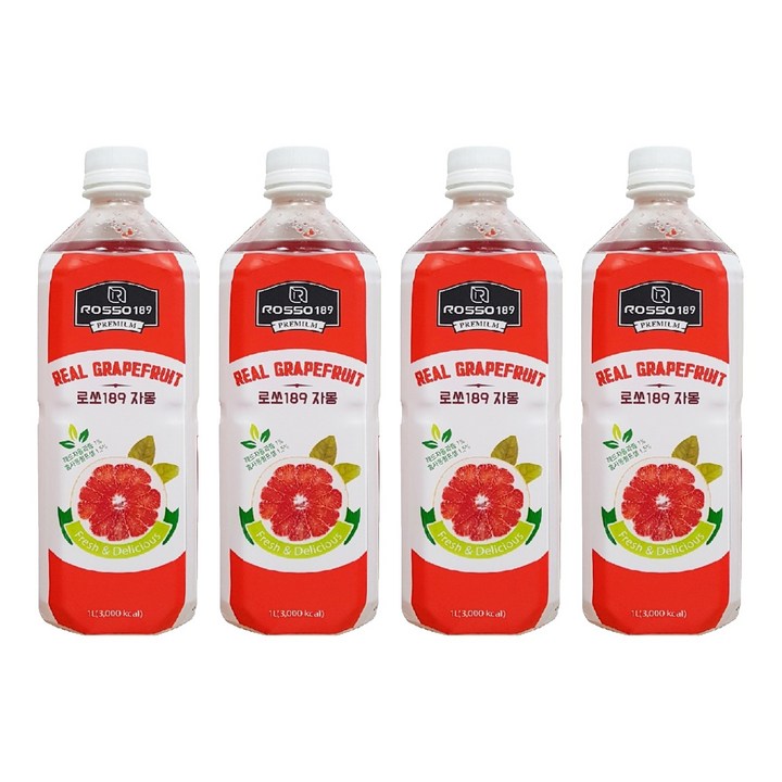 로쏘189 자몽, 1L, 4개