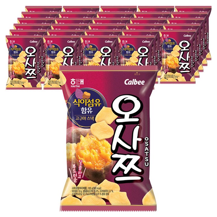 해태제과 오사쯔, 100g, 30개