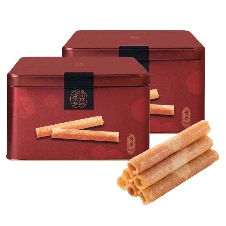 기화병가 버터 에그롤 쿠키, 400g, 2개