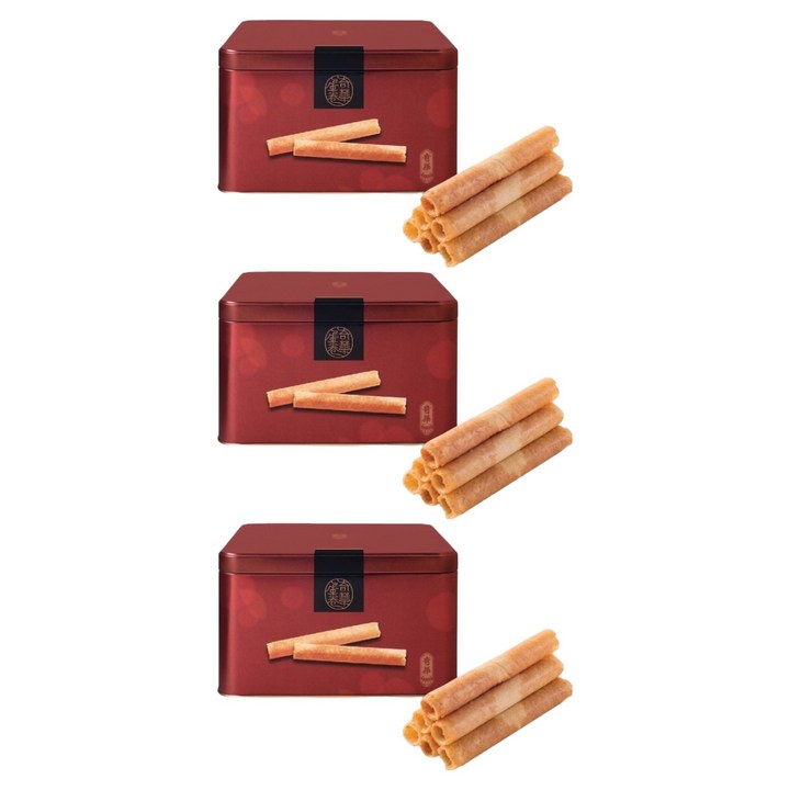 기화병가 버터 에그롤 쿠키, 400g, 3개