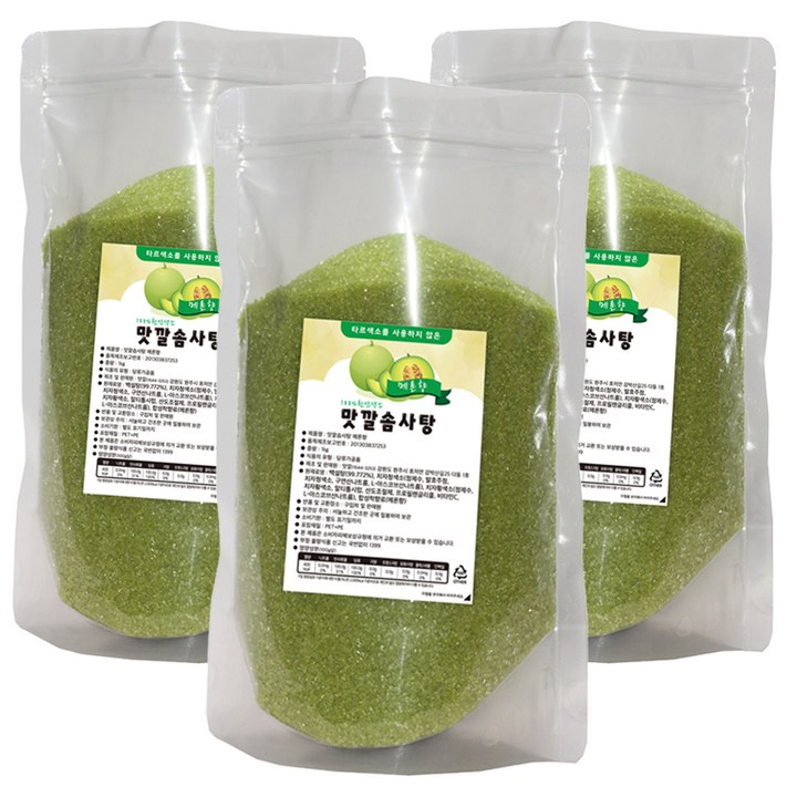 맛깔 솜사탕 설탕 메론향, 1kg, 3개